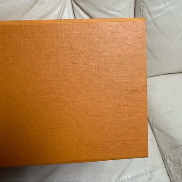 EMPTY LOUIS VUITTON Orange Gift Box Magnetic Closure for Small Bag - Picture 7 of 15